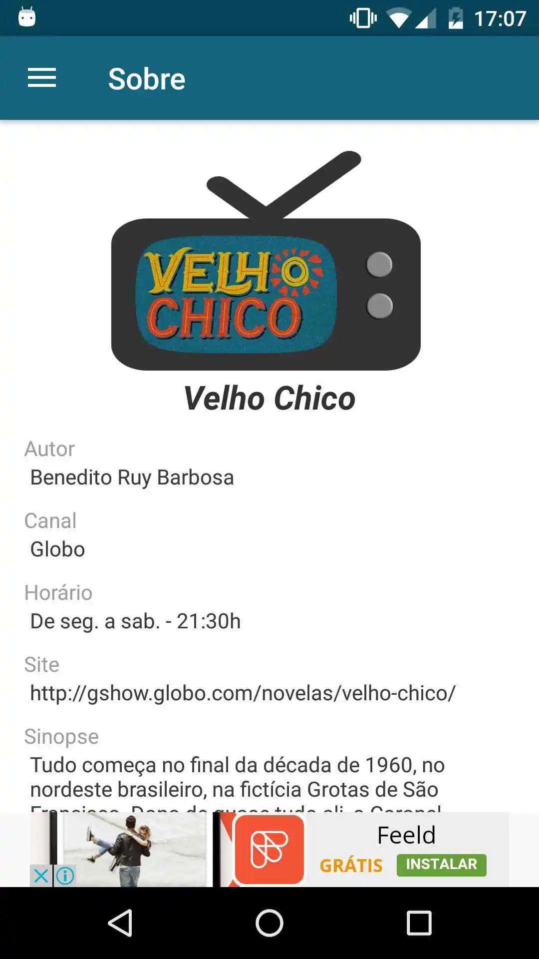 Play Velho Chico | Resumo - Novela